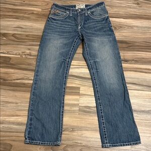 Ariat M4 Jeans Mens 30x32 Blue Medium Faded Relaxed Boot Cut Durango Coltrane